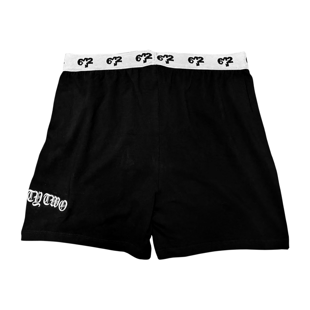 642AM EMBROIDERED LOUNGE SHORTS