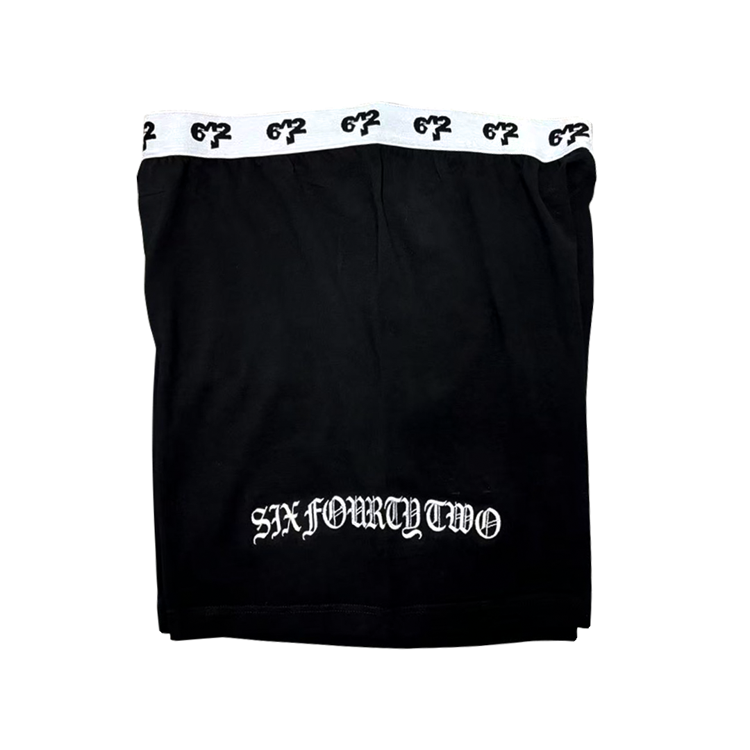 642AM EMBROIDERED LOUNGE SHORTS