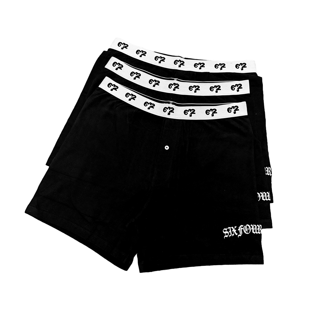 642AM EMBROIDERED LOUNGE SHORTS